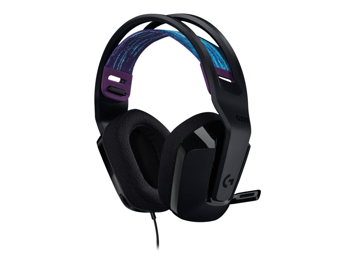 Logitech G G335 Wired Gaming Headset - Headset - ohrumschließend - kabelgebunden - 3,5 mm Stecker - Schwarz - Discord Certified