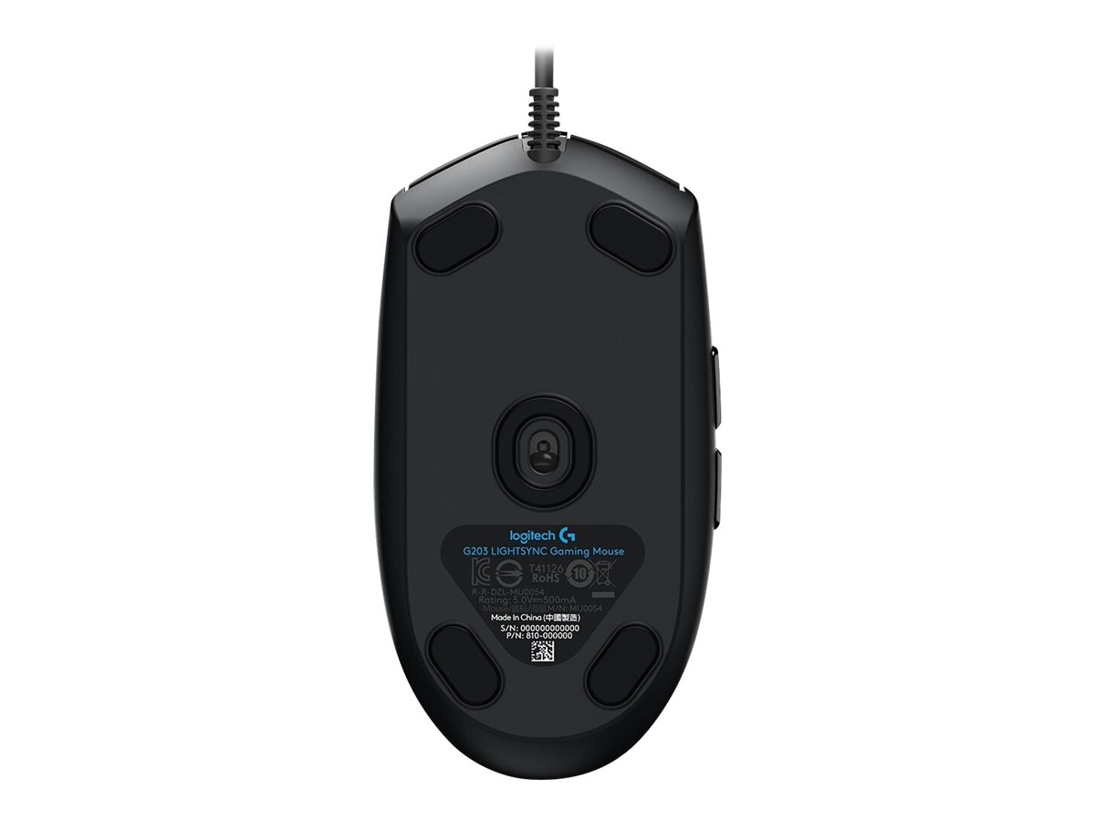 Logitech Gaming Mouse G203 LIGHTSYNC - Maus - USB - Blau