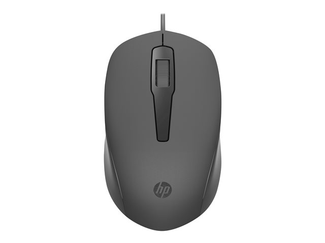 HP 150 - Maus - USB - Schwarz
