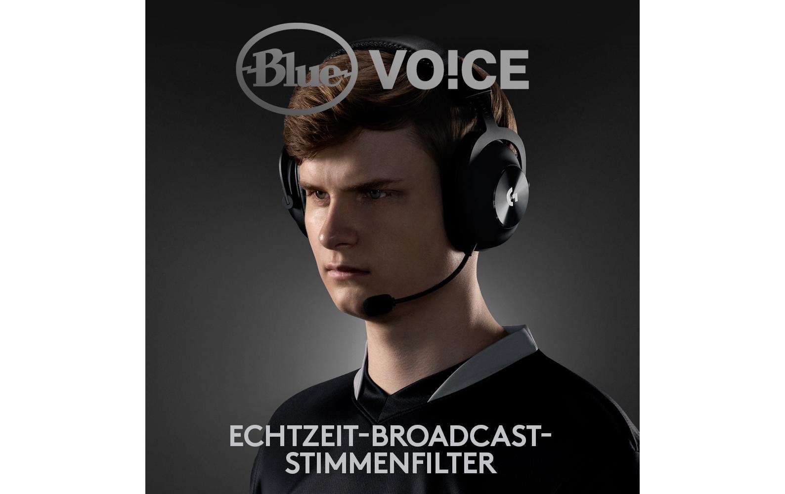 Logitech G Pro X - Headset - ohrumschließend - LIGHTSPEED - kabellos - Geräuschisolierung