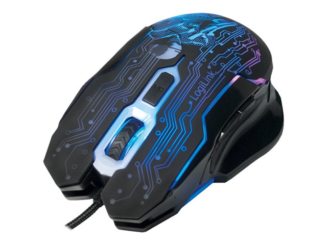 LogiLink Gaming - Maus - USB - Schwarz