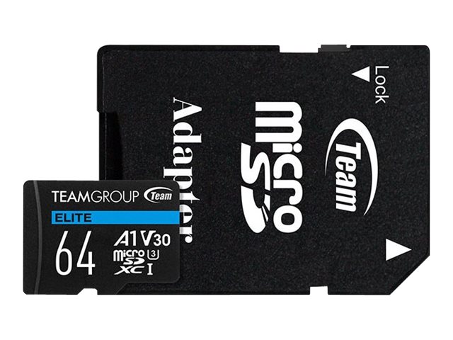 Team ELITE A1 - Flash-Speicherkarte - 64 GB - microSDXC