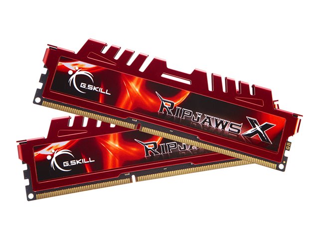 G.Skill Ripjaws-X F3-12800CL9D-8GBXL - DDR3 - Kit - 8 GB: 2 x 4 GB - DIMM 240-PIN - 1600 MHz / PC3-12800 - ungepuffert