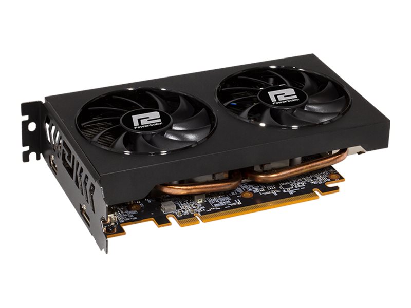 PowerColor Fighter Radeon RX 6500 XT - Grafikkarten - Radeon RX 6500 XT - 4 GB GDDR6 - PCIe 4.0 - HDMI, DisplayPort - Farbbox