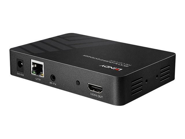 LINDY KVM over IP Extender, Receiver - KVM/Infrarot-Extender - Empfänger - 1GbE, HDMI - USB - bis zu 150 m
