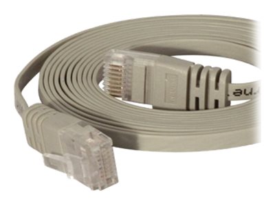 IT-BUDGET Patchkabel SlimLine - U/UTP - Cat. 6 - grau - 2 m - Grau
