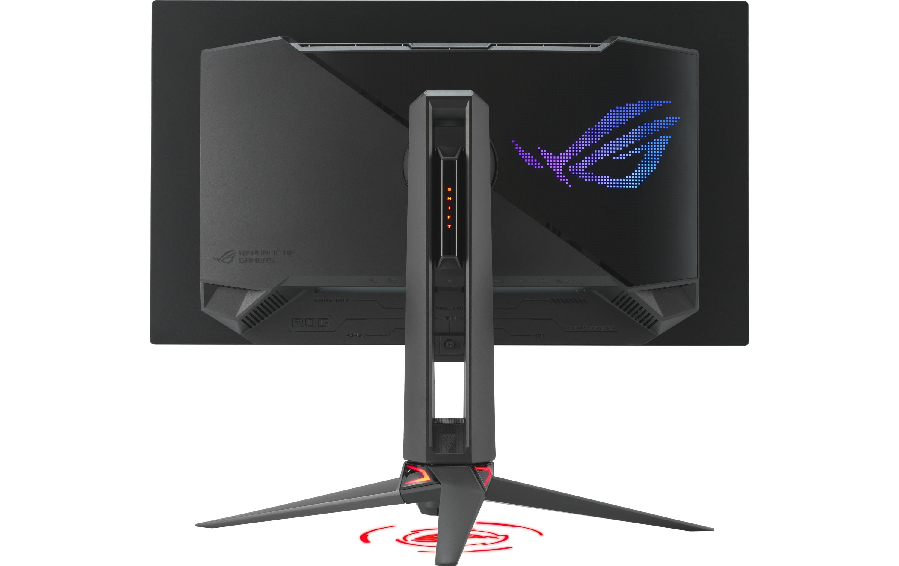 ASUS ROG Swift OLED PG27UCDM - OLED-Monitor - Gaming - 68.6 cm (27") (26.5" sichtbar) - 3840 x 2160 4K @ 240 Hz - 1000 cd/m² - 1500000:1 - DisplayHDR 400 True Black - 0.03 ms - 2xHDMI, DisplayPort, USB-C - Schwarz