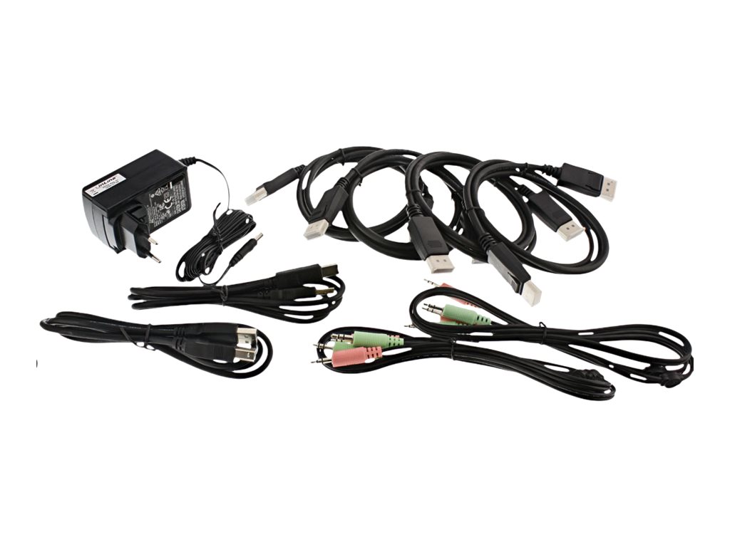 InLine 63642I - KVM-/Audio-/USB-Switch - 2 x KVM/Audio/USB - 1 lokaler Benutzer - Desktop