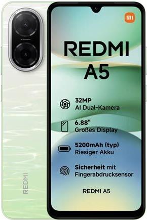 Xiaomi Redmi A5 - Lake Green - 4G Smartphone - 128 GB - GSM