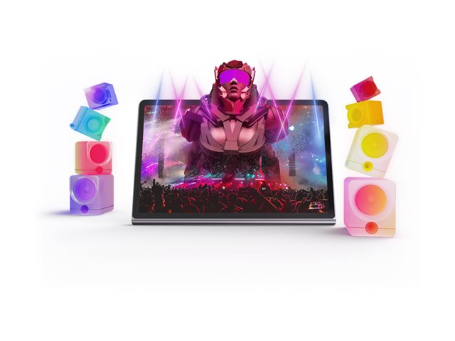 Lenovo Tab Plus ZADX - Tablet - Android 14 oder höher - 128 GB UFS card - 29.2 cm (11.5") IPS (2000 x 1200) - microSD-Steckplatz - Luna Gray