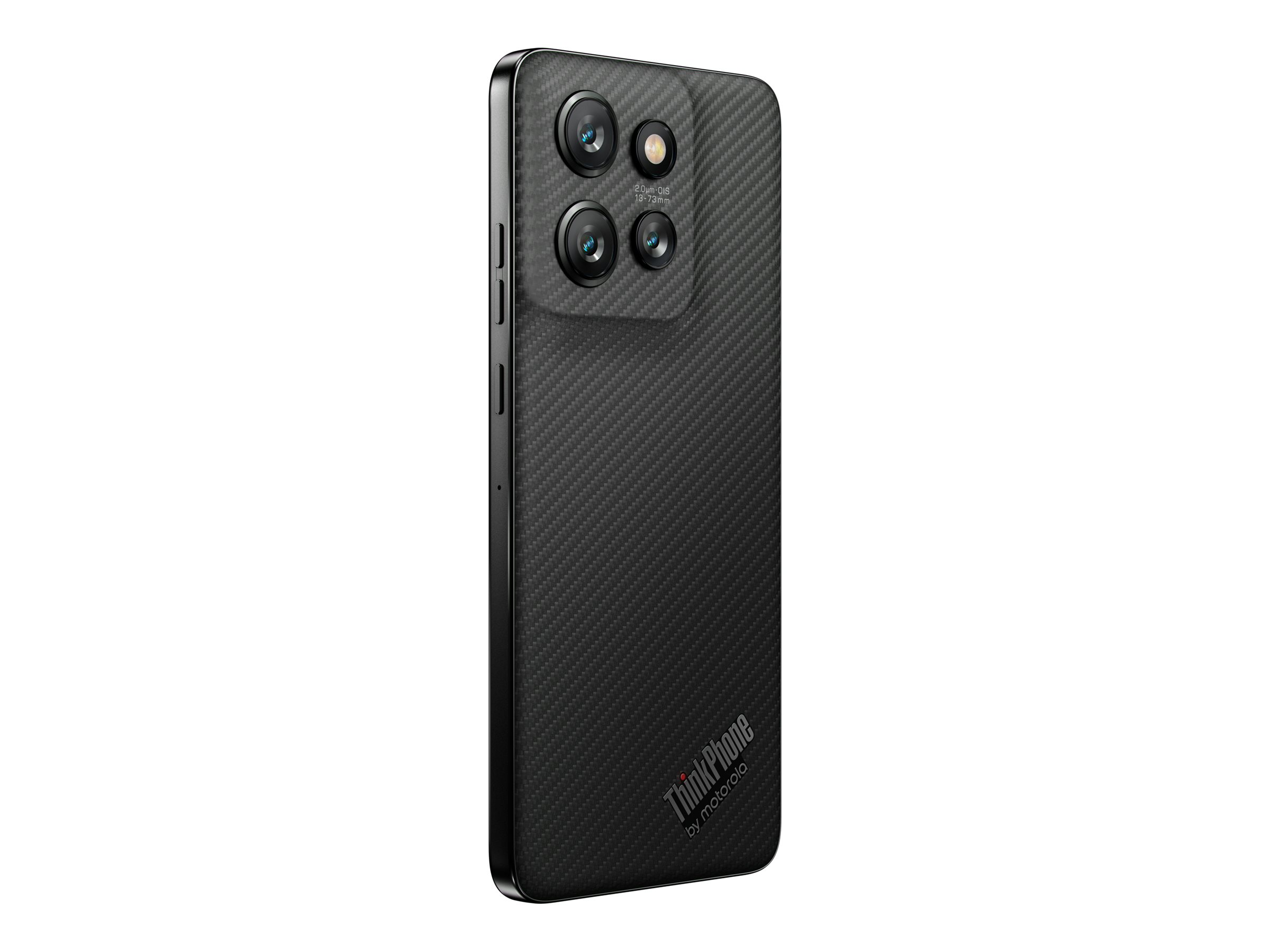 Motorola ThinkPhone 25 - 5G Smartphone - Dual-SIM - RAM 8 GB / Interner Speicher 256 GB - pOLED-Display - 6.36" - 2670 x 1220 Pixel (120 Hz) - Triple-Kamera 50 MP, 13 MP, 10 MP - front camera 32 MP - Carbon Black (PB5W0001SE)