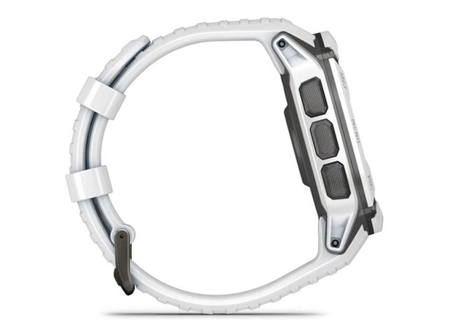 Garmin Instinct 2X Solar - faserverstärktes Polymer - Ja intelligente Uhr mit Band - 64 MB - Steinweiß