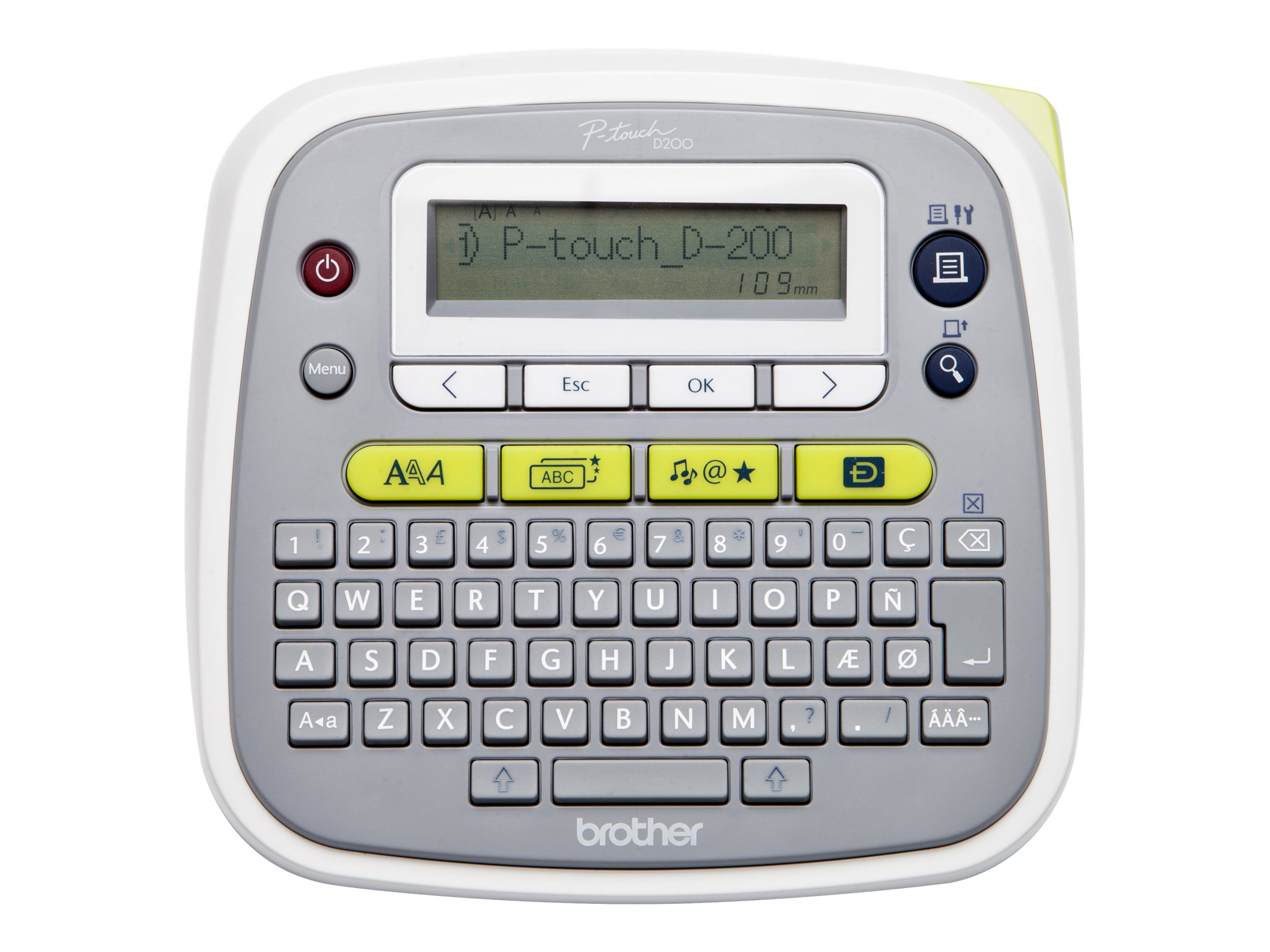 Brother P-Touch PT-D200BWVP - Beschriftungsgerät - s/w - Thermotransfer