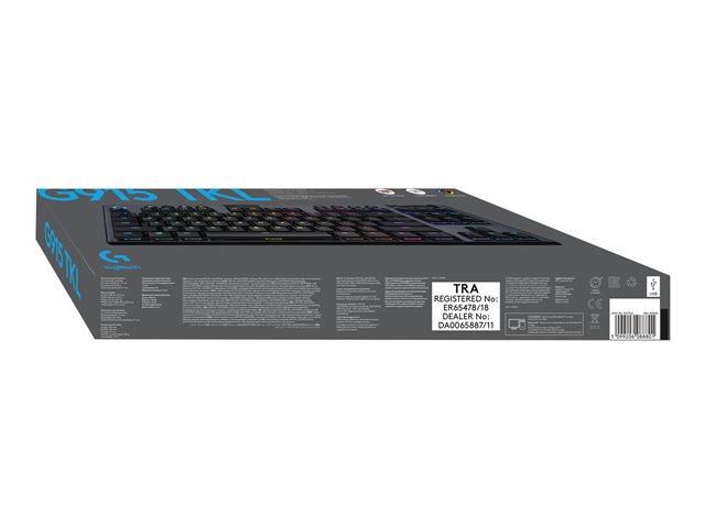Logitech Gaming G915 TKL - Tastatur - QWERTZ - Deutsch - Kohle Eingabegerät