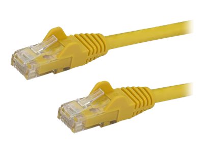 StarTech.com 2m Cat6 Gigabit Snagless Patchkabel - RJ45 UTP Netzwerkkabel mit Schutzmanschette - Cat 6 Kabel - Gelb - Patch-Kabel - RJ-45 (M) zu RJ-45 (M) - 2 m - UTP - CAT 6 - ohne Haken - Gelb