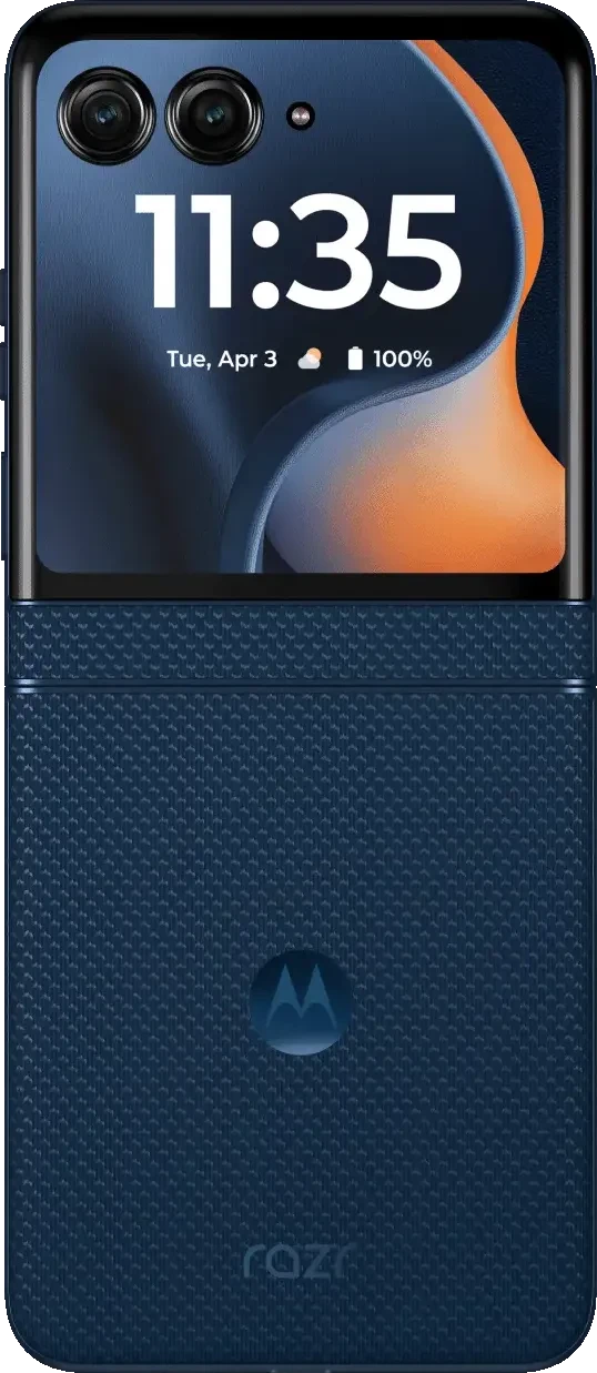 Motorola Solutions Razr 60 Dual Sim - Gibraltar Sea[Energieklasse A] - Mobiltelefon - 256 GB - 4.500 mAh - 17,5 cm - 13 MP - 5G - 188 g