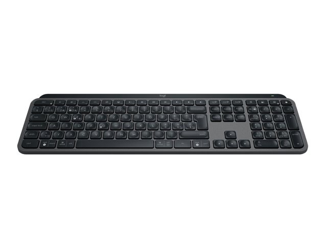 Logitech MX Keys S - Tastatur - QWERTZ - Deutsch - Graphite - mit Palm Rest Eingabegerät