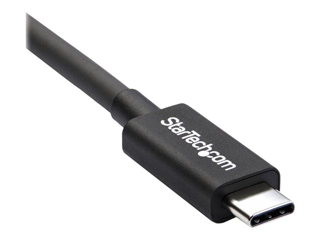 StarTech.com 2m (6.6ft) Thunderbolt 3 Cable
20Gbps
100W PD
4K Video
Thunderbolt-Certified
Compatible w/ TB4/USB 3.2/DisplayPort - Thunderbolt-Kabel - 24 pin USB-C zu 24 pin USB-C - 2 m
