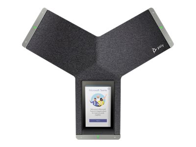 Poly Trio C60 for Microsoft Teams/Skype for Business - VoIP-Konferenztelefon - mit Bluetooth-Schnittstelle - fünfwegig Anruffunktion