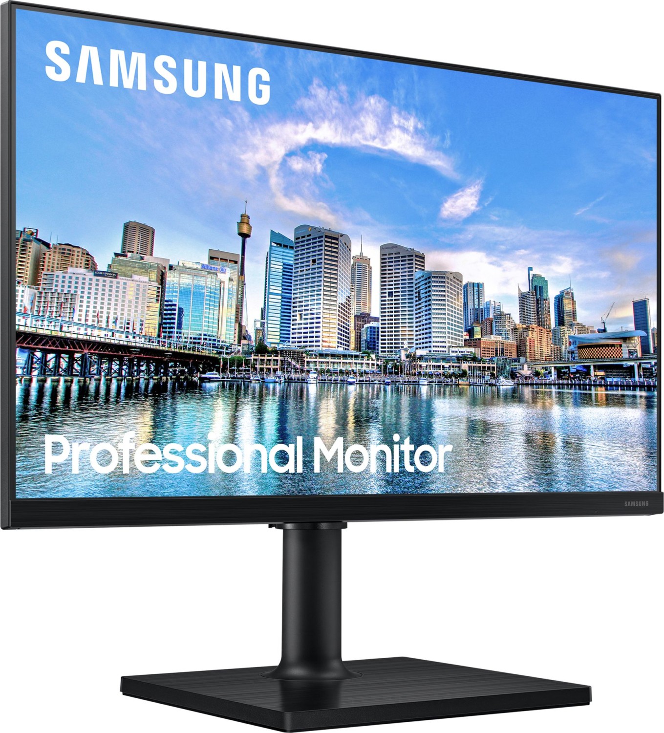 Samsung T45F - 61 cm (24") - 1920 x 1080 Pixel - Full HD - LED - 5 ms - Schwarz - IPS - FHD (1920 x 1080) - 16:9 - 250 cd/? - 178°/178° - Max 16.7M - 75Hz - 5 ms - FreeSync - 539.2 x 370.9 x 224.0 mm