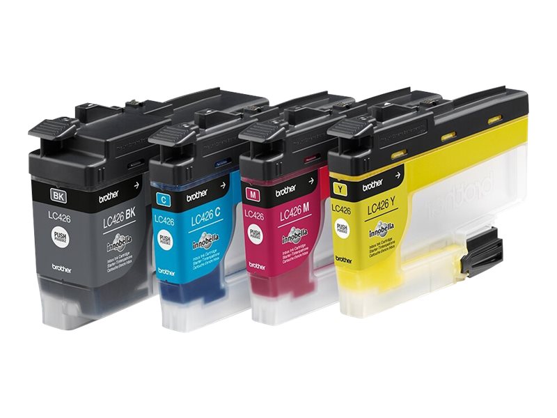 Brother LC426 - 4er-Pack - Schwarz
Gelb
Cyan
Magenta - original - Tintenpatrone