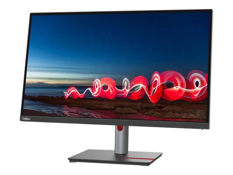Lenovo ThinkVision T27h-30 - LED-Monitor - 68.6 cm (27") - 2560 x 1440 QHD @ 60 Hz - IPS - 350 cd/m² - 1000:1 - 4 ms - HDMI, DisplayPort, USB-C - Raven Black - für ThinkPad P15 Gen 2 20YQ