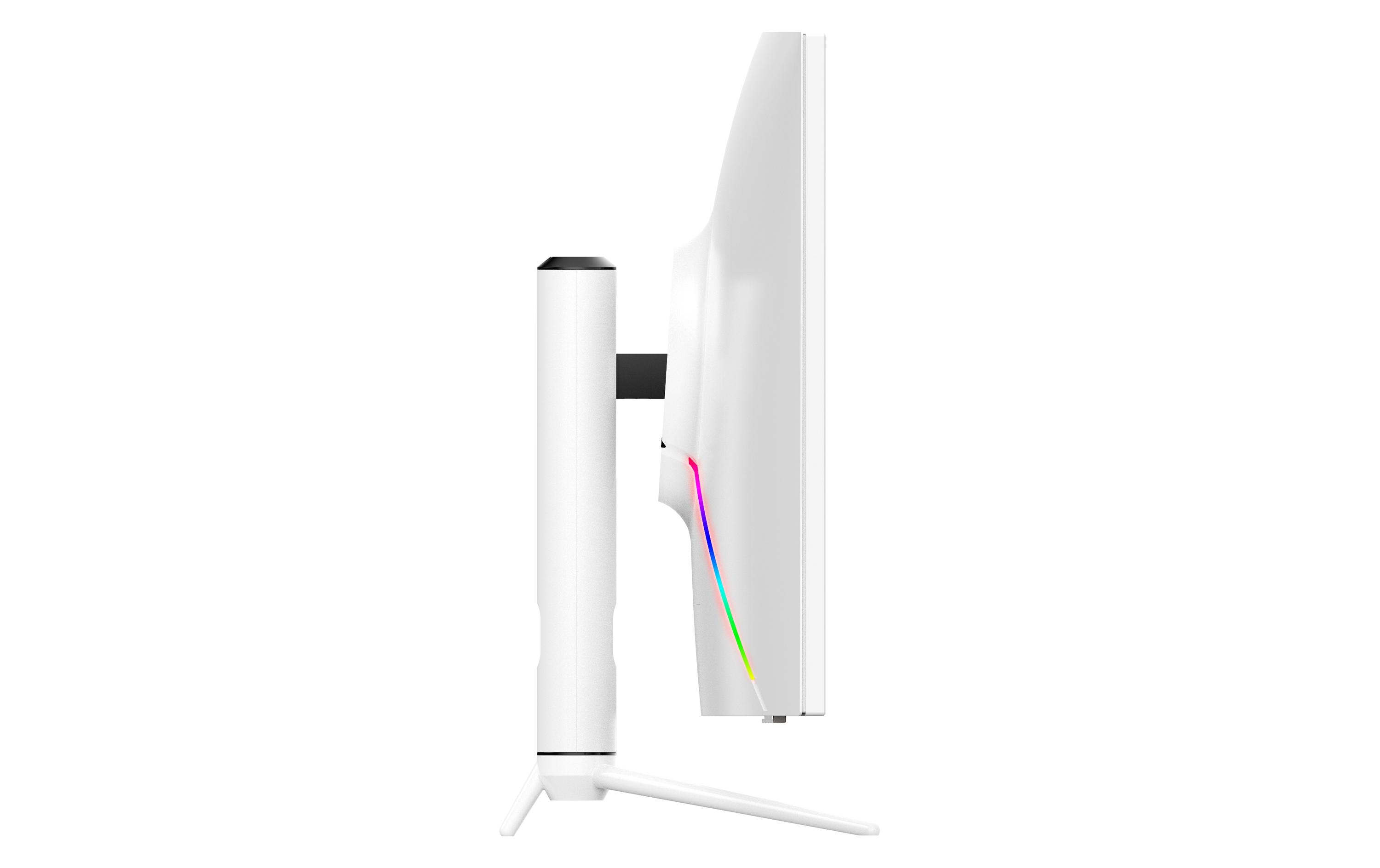 LC Power - LED-Monitor - gebogen - 97.79 cm (38.5") - 2560 x 1440 QHD @ 165 Hz - VA - 350 cd/m² - 3000:1 - DisplayHDR 400 - 1 ms - 2xHDMI, 2xDisplayPort - weiß