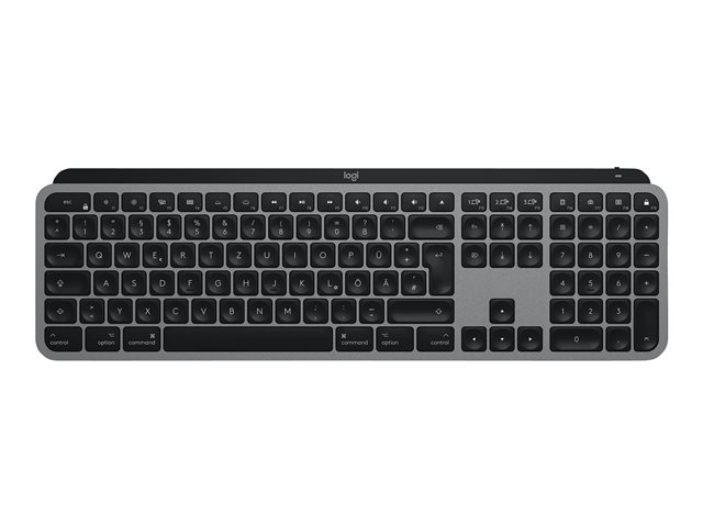 Logitech MX Keys für Mac - Tastatur - QWERTZ - Deutsch - Space-grau Eingabegerät