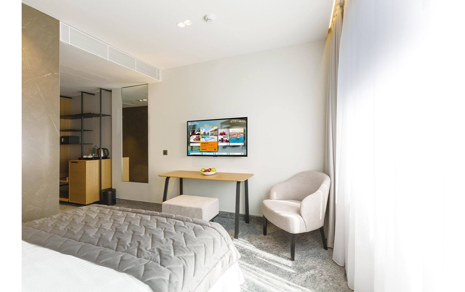 Samsung HG32CF800EU - 81 cm (32") Diagonalklasse HCF8000 Series LCD-TV mit LED-Hintergrundbeleuchtung - QLED - Hotel/Gastgewerbe - Smart TV - 1080p 1920 x 1080 - HDR - Quantum Dot - Schwarz