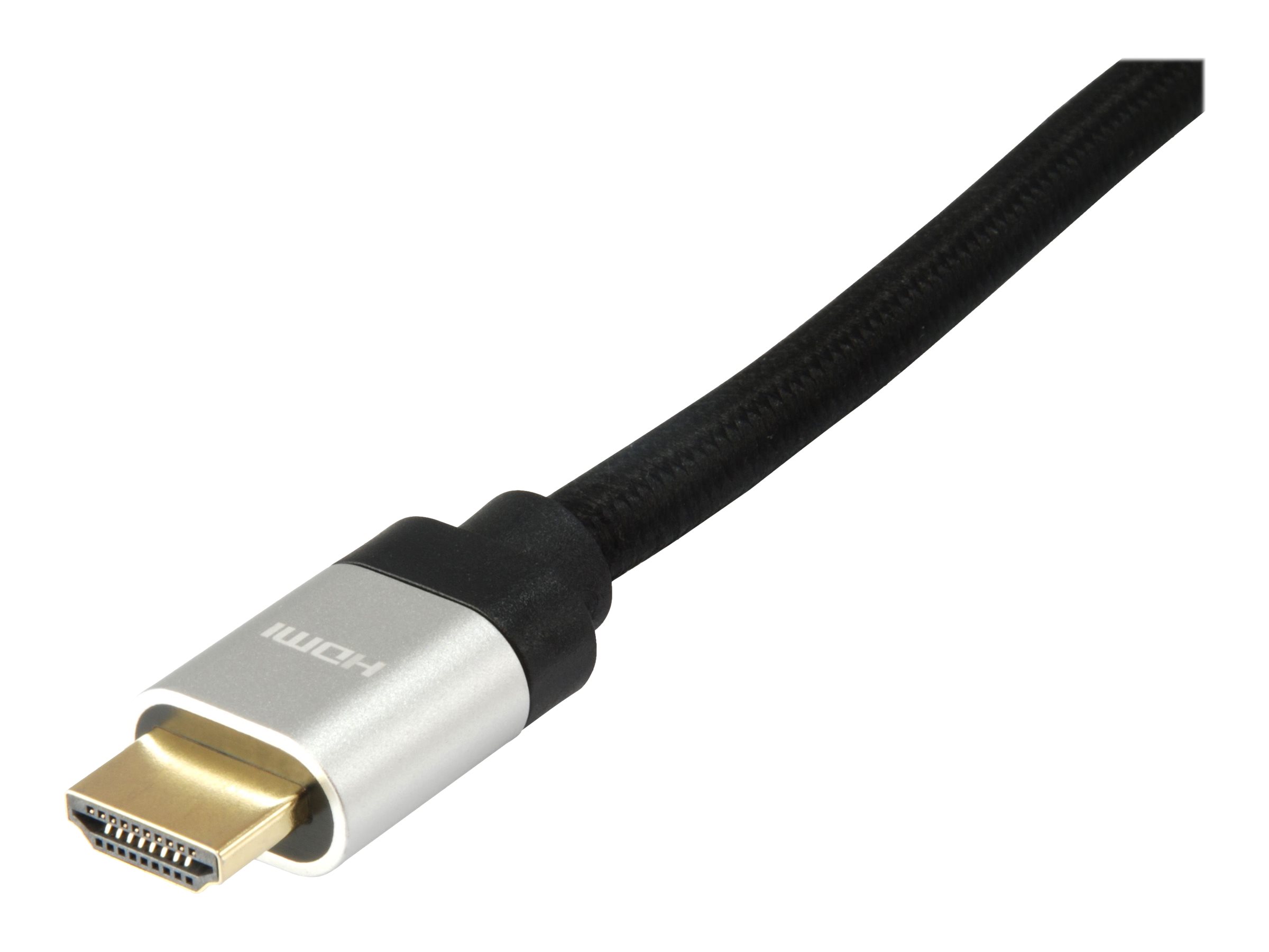 Equip Life - Ultra High Speed - HDMI-Kabel mit Ethernet - HDMI männlich zu HDMI männlich - 1 m - Schwarz - 8K Unterstützung