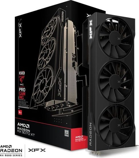 XFX Radeon RX 9070XT SWIFT Gaming 16GB - 16GB GDDR6, 1x HDMI, 3x DP
