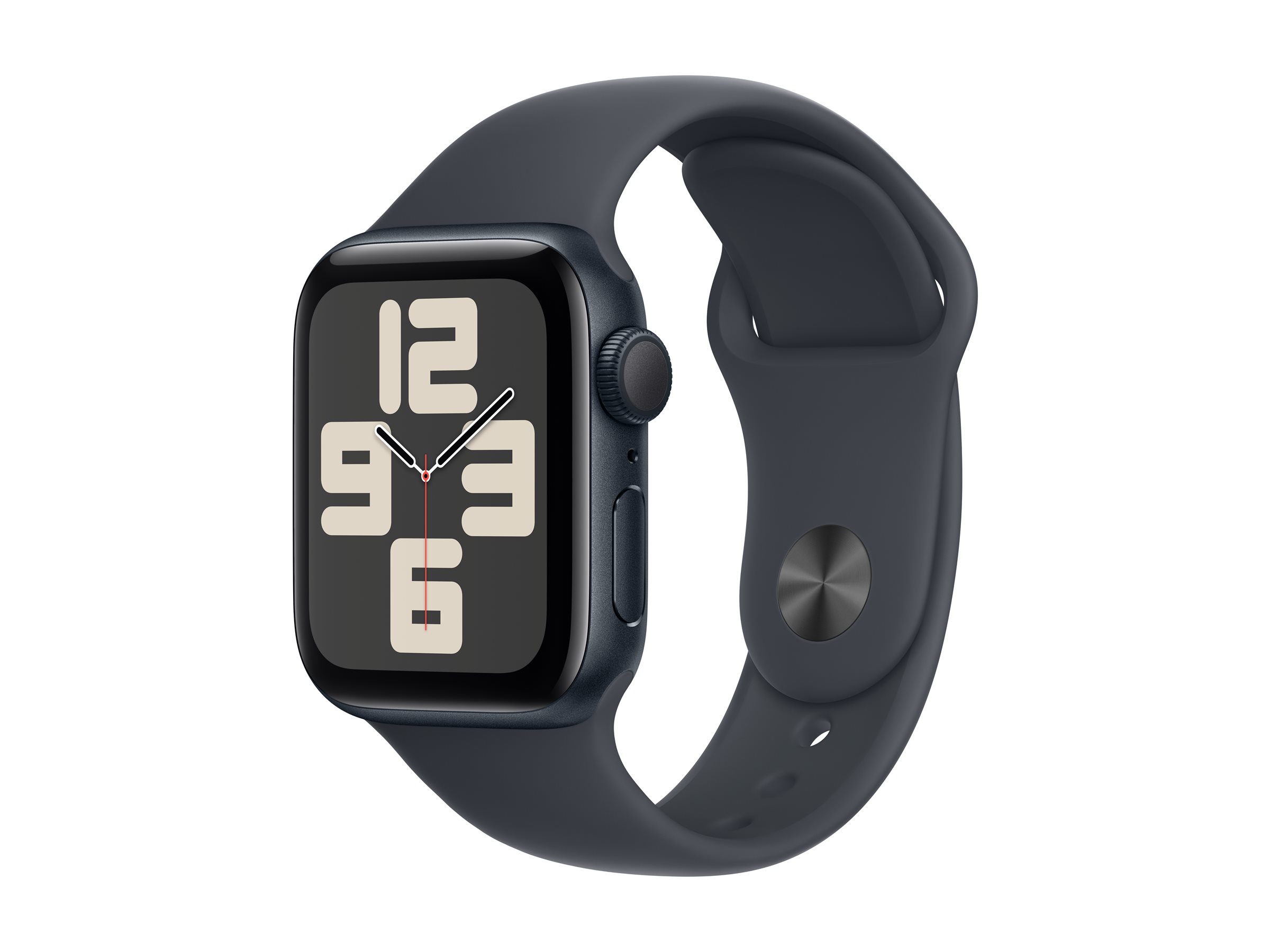 Apple Watch SE GPS 40mm Midnight Aluminium Case mit Midnight Sport Band - S/M (MXE73QF/A)