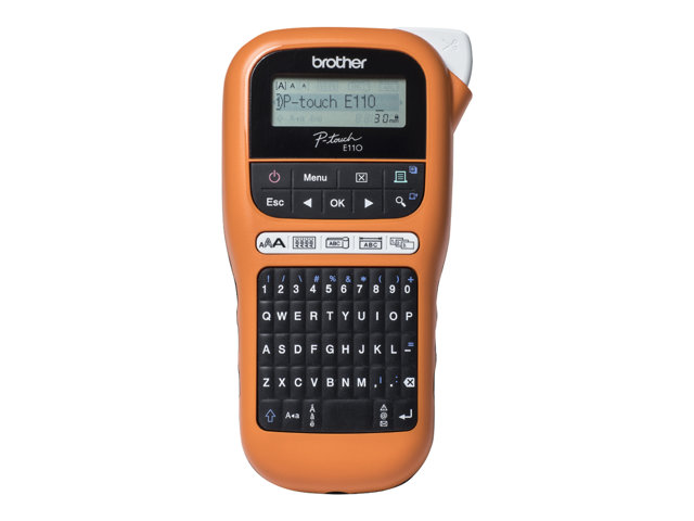 Brother P-Touch PT-E110VP - Beschriftungsgerät - s/w - Thermotransfer