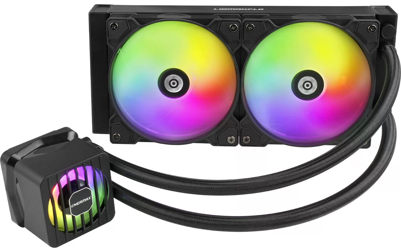 Enermax LIQMAXFLO ELC-LMF240T-ARGB - Prozessor-Flüssigkeitskühlsystem - 38 mm dicker Kühler