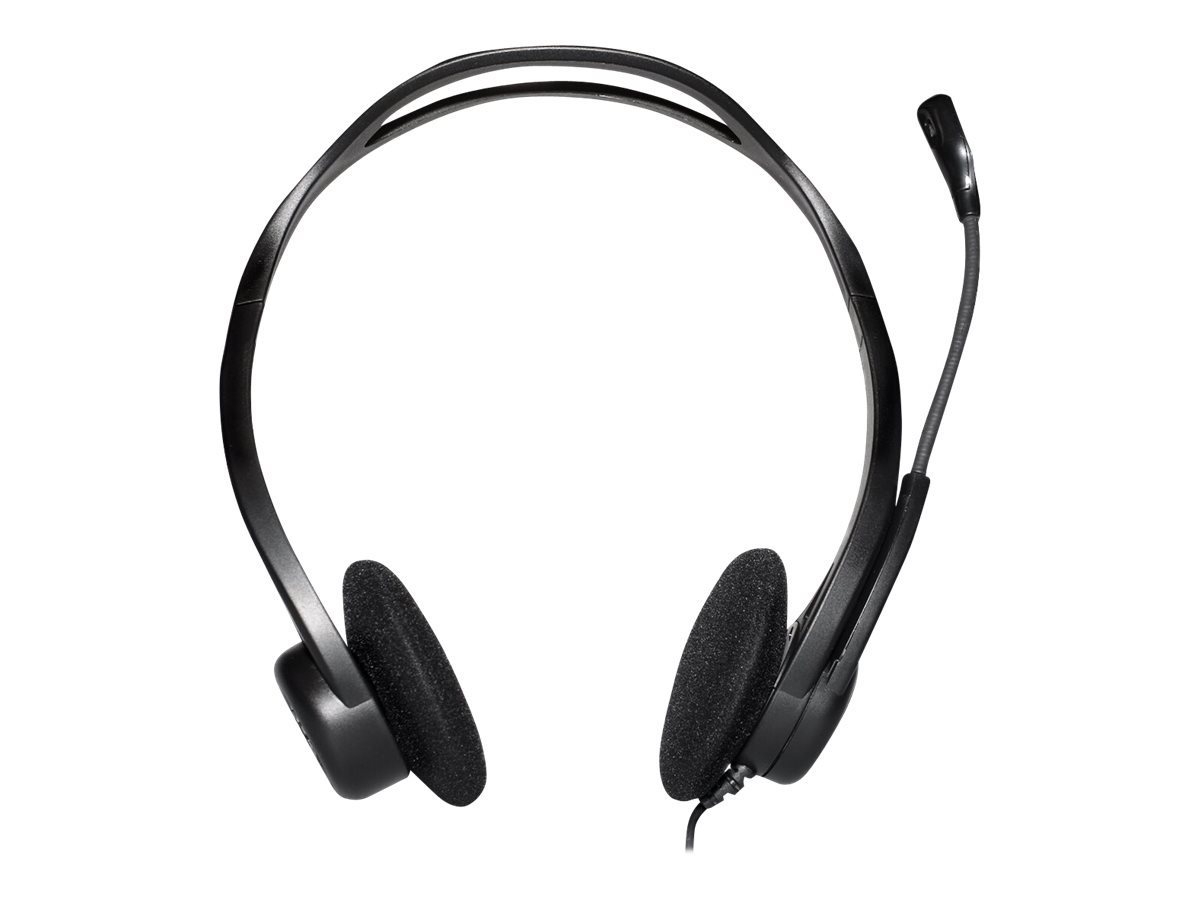 Logitech 960 USB Headset, On-Ear, Schwarz, Kabelgebunden, (981-000100)