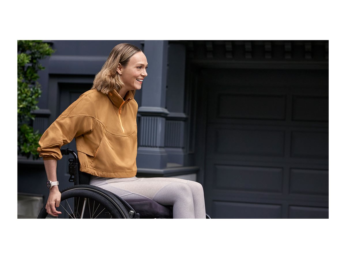 Garmin Venu 3 - verstärktes Polymer Whitestone - intelligente Uhr mit Band - 8 GB