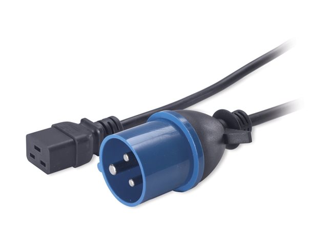 APC - Stromkabel - IEC 60320 C19 zu IEC 60309 (M) - 2.5 m - Schwarz - für P/N: SMT2200I-AR, SMT2200R2I-AR, SMT3000I-AR, SMT3000R2I-AR, SRT1500XLI, SRT2200XLI-KR