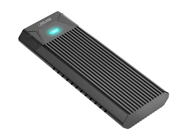 InLine - Speichergehäuse - M.2 Card (PCIe NVMe & SATA) - USB 3.2 (Gen 2)