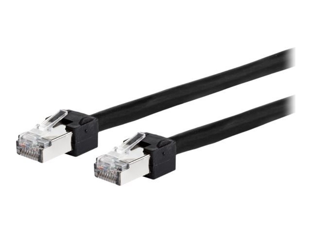 METZ CONNECT Ultraflex500 - Patch-Kabel - RJ-45 (M) zu RJ-45 (M) - 2 m - 6.4 mm - SFTP, PiMF - CAT 6 - geschirmt, halogenfrei - Schwarz