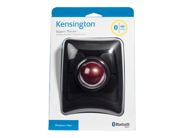 Kensington Kabelloser Expert Mouse-Trackball - Trackball - 2.4 GHz
Bluetooth 5.0 LE - Schwarz