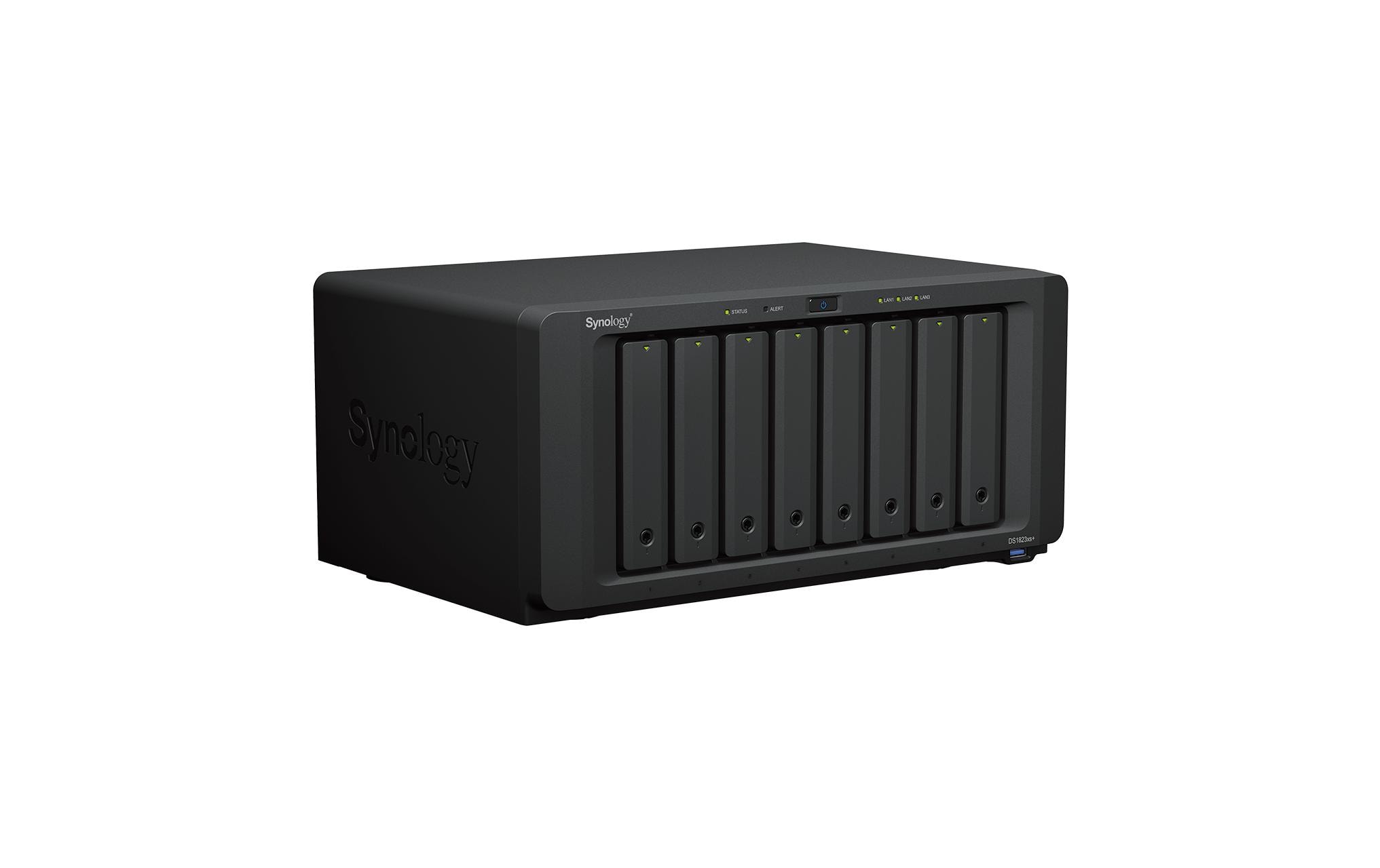 Synology Disk Station DS1823XS+ - NAS-Server - 8 Schächte - SATA 6Gb/s - RAID RAID F1, JBOD, RAID 0, 1, 5, 6, 10 - RAM 8 GB - Gigabit Ethernet / 10 Gigabit Ethernet - iSCSI Support