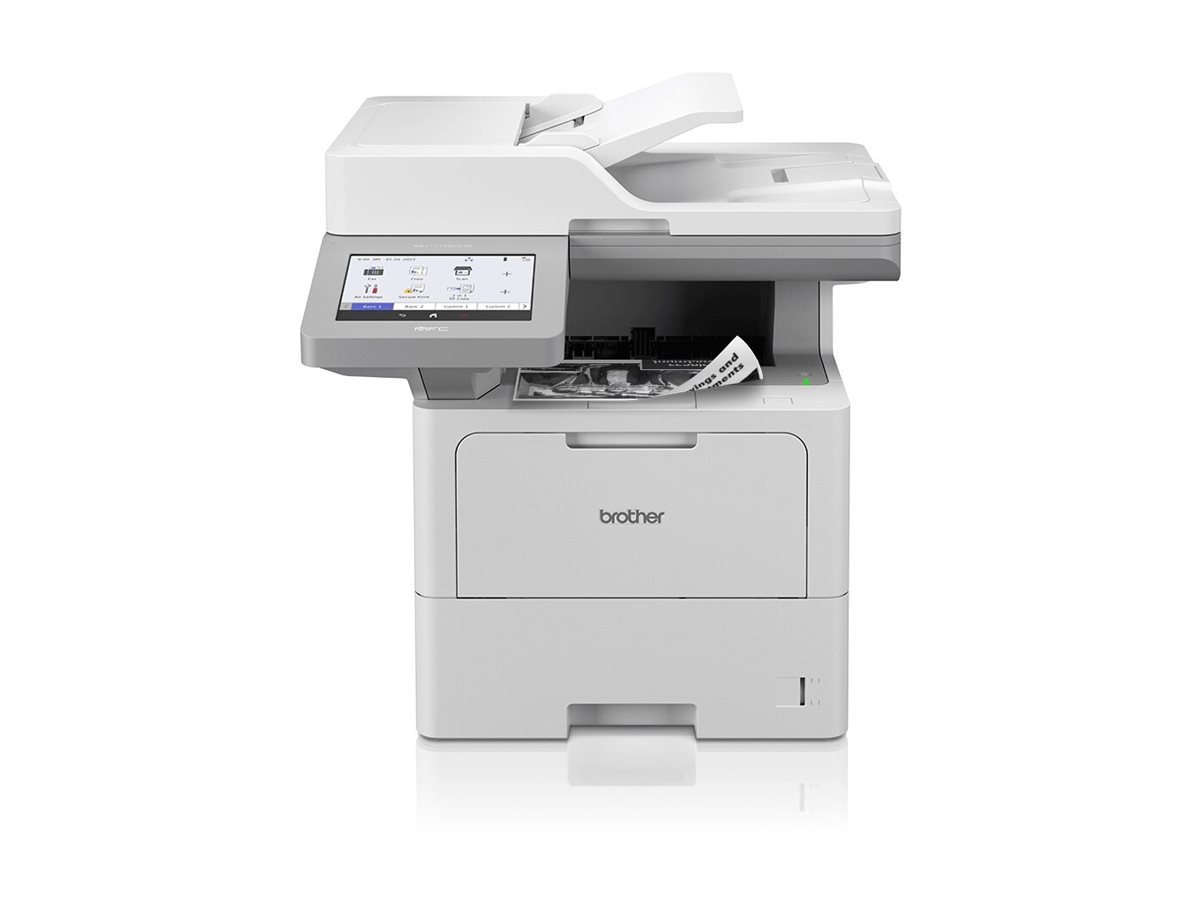 Brother MFC-L6910DN - Multifunktionsdrucker - s/w - Laser - A4/Legal (Medien) - bis zu 50 Seiten/Min. (Kopieren) - bis zu 50 Seiten/Min. (Drucken) - 520 Blatt - 33.6 Kbps - USB 2.0, Gigabit LAN, Wi-Fi(n), NFC, USB 2.0-Host