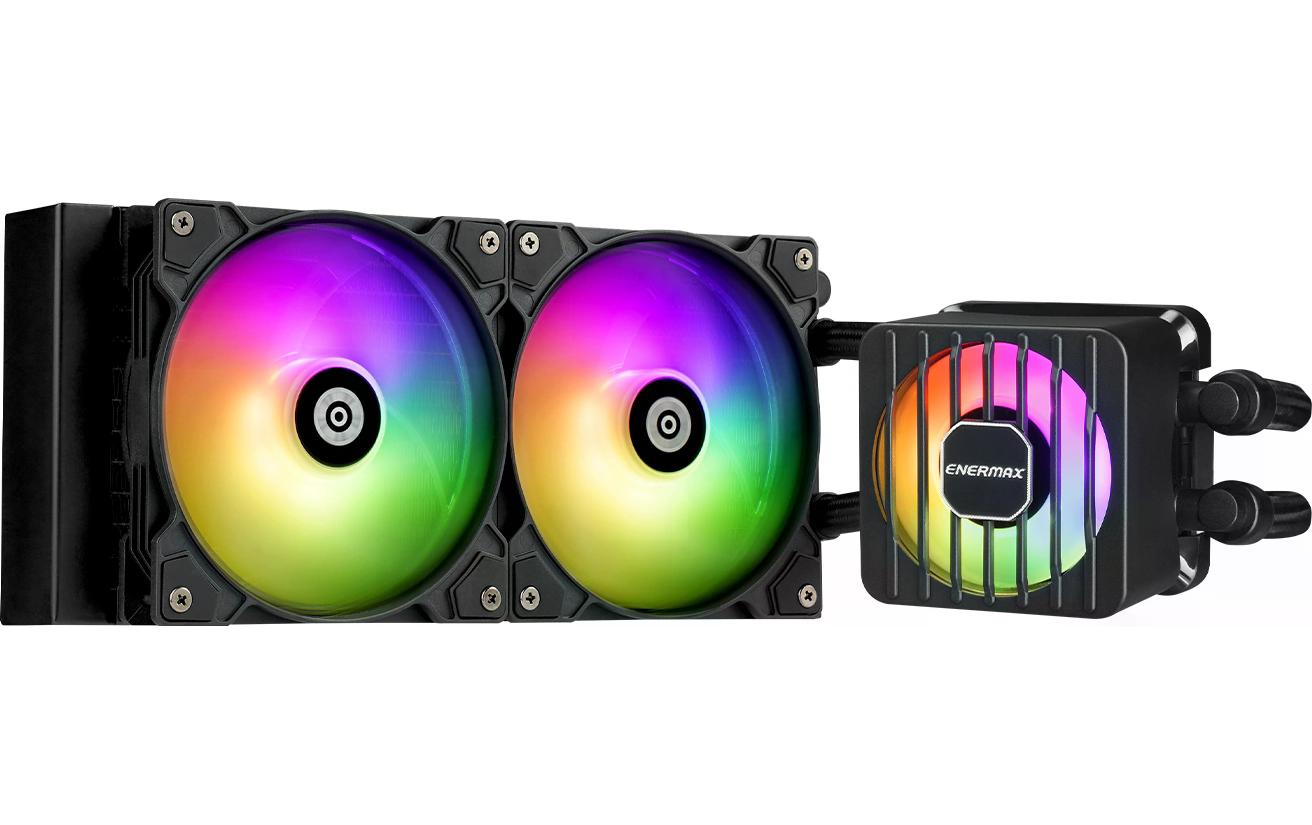 Enermax LIQMAXFLO ELC-LMF240T-ARGB - Prozessor-Flüssigkeitskühlsystem - 38 mm dicker Kühler