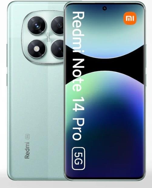 Xiaomi Redmi Note 14 Pro - Coral Green - 5G Smartphone - 256 GB - GSM