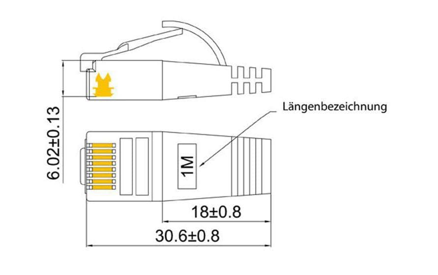 Wirewin Slim - Patch-Kabel - RJ-45 (M) zu RJ-45 (M) - 7.5 m - STP - CAT 6 - geschirmt, ohne Haken, flach - weiß