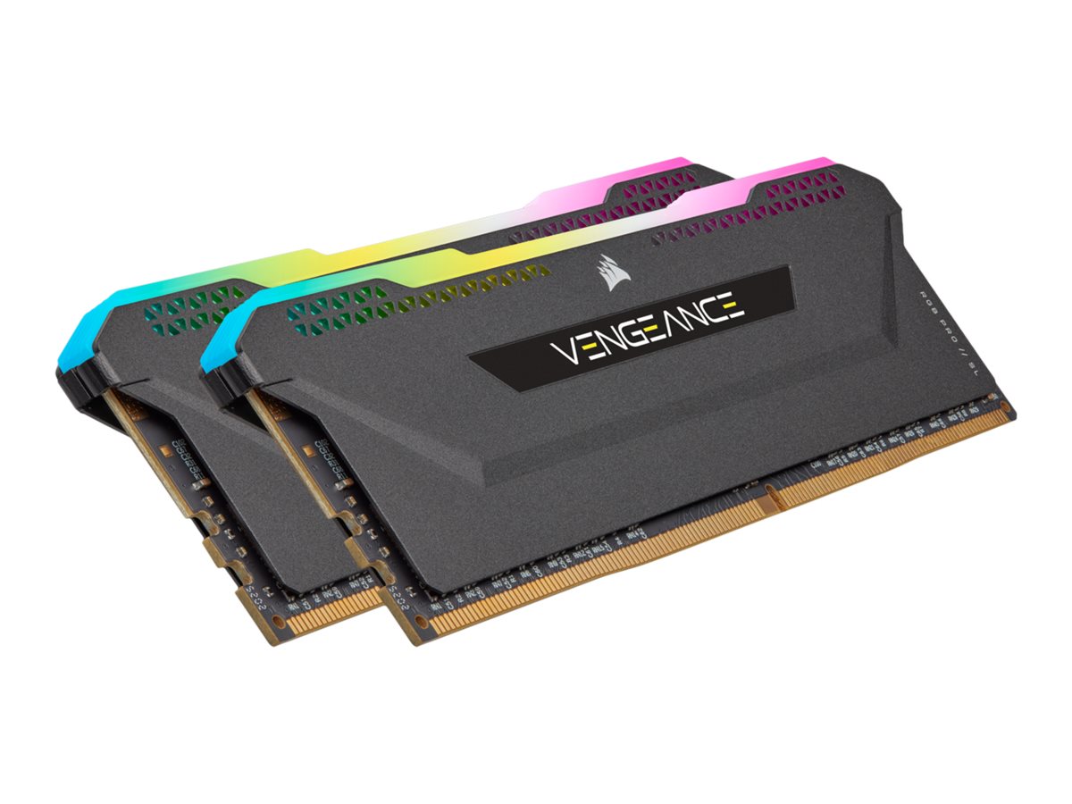 CORSAIR Vengeance RGB PRO SL - DDR4 - Kit - 32 GB: 2 x 16 GB - DIMM 288-PIN - 3600 MHz / PC4-28800 - ungepuffert