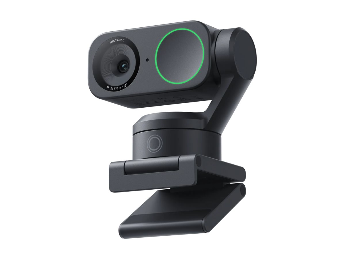 insta360.com Insta360 Link 2 - Webcam - schwenken / neigen - Farbe - 4096 x 2160 - Audio - H.264, MJPEG - DC 5 V (CINSABNB)