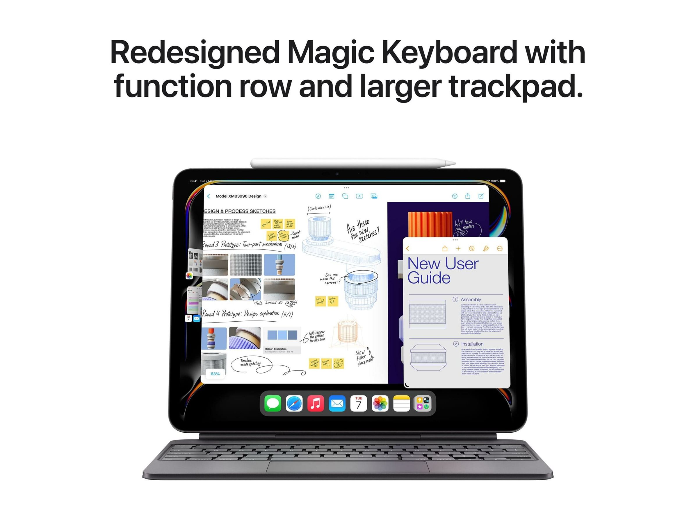 Apple 13-inch iPad Pro Wi-Fi - Tablet - 256 GB - 33 cm (13") Tandem OLED (2752 x 2064) - Space Black