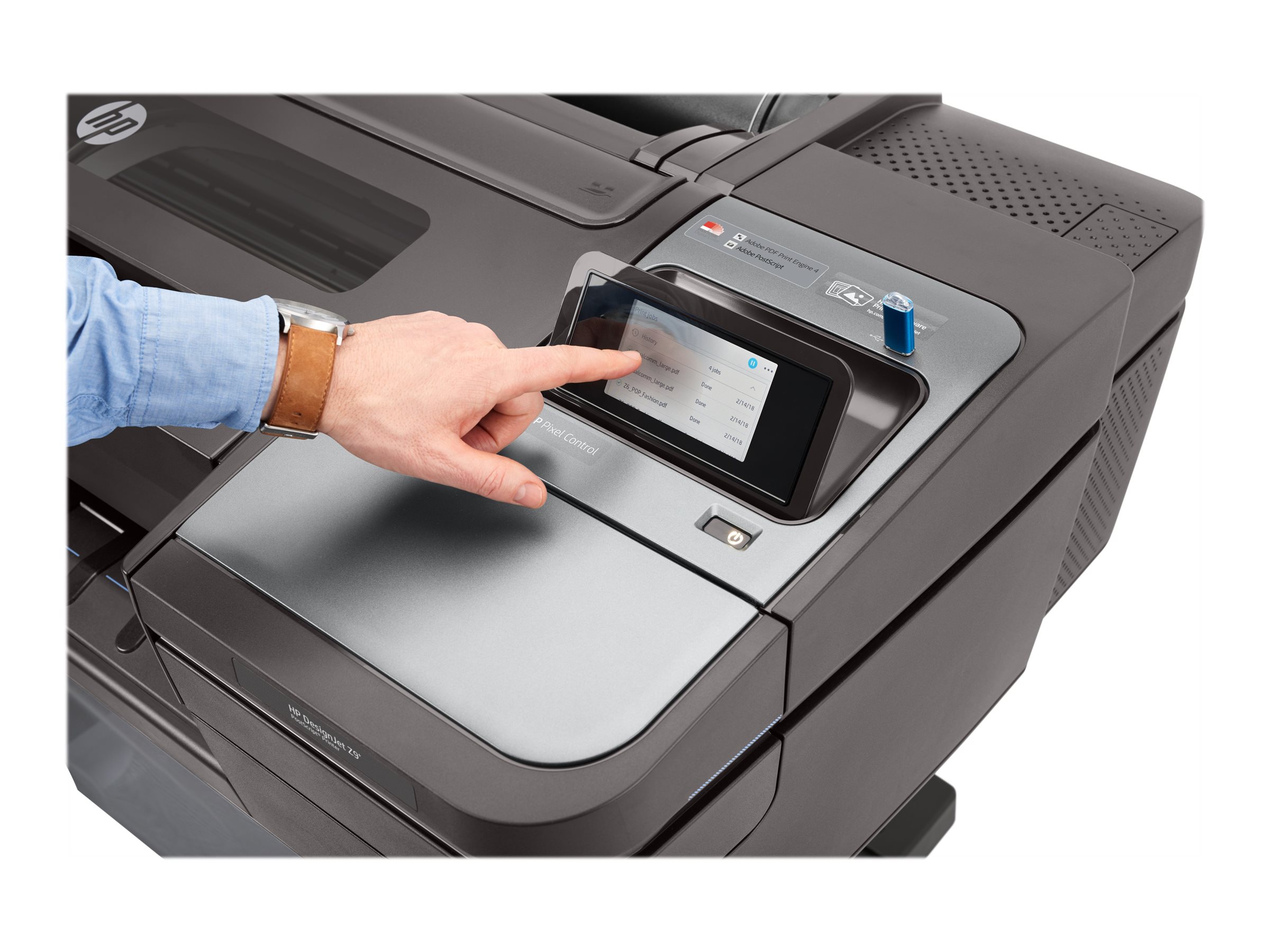 HP DesignJet Z9+dr PostScript - Großformatdrucker - Farbe - Tintenstrahl