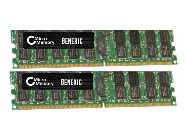 CoreParts - DDR2 - Kit - 8 GB: 2 x 4 GB - DIMM 240-PIN - 667 MHz / PC2-5300 - registriert